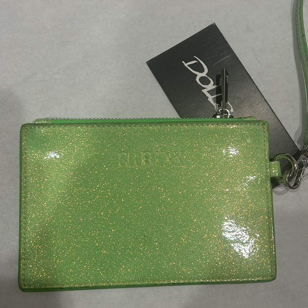 Dolls Kill Green Glitter Wristlet - Picture 5 of 6